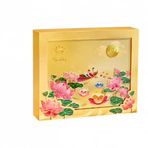 BÁNH TRUNG THU TRĂNG VÀNG – HỒNG NGỌC AN PHÚ VÀNG HỘP 4 BÁNH