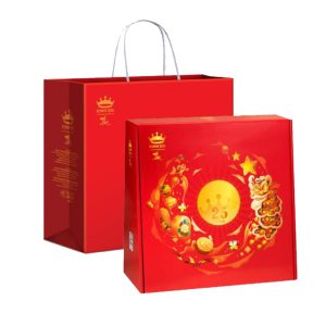 DÒNG BIẾU TẶNG NHỎ - HỘP 4 BÁNH KÈM TÚI GIẤY